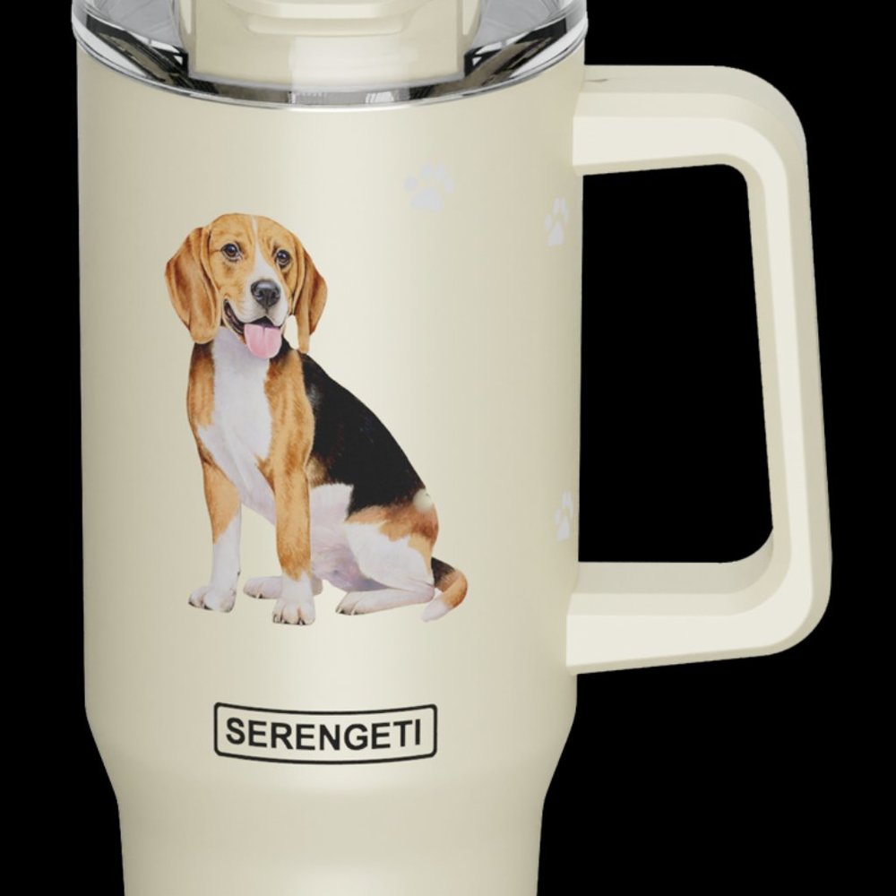 Beagle Serengeti 40 Oz Ultimate Tumbler with Handle and Straw - Picture 11 of 11